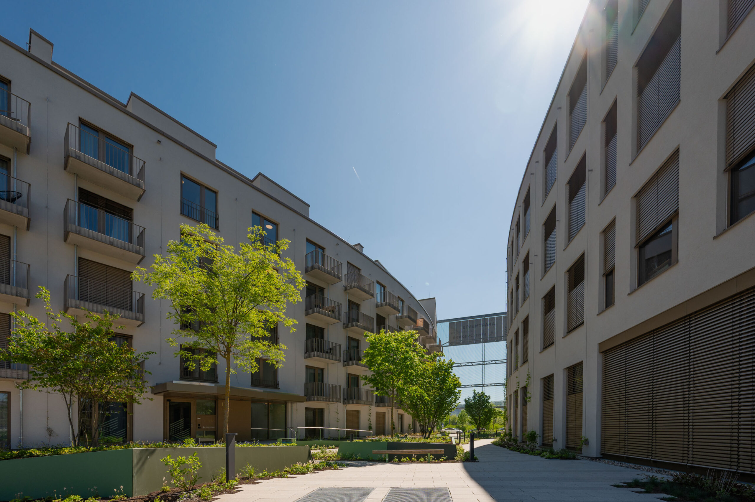 Neckarpark Q9 Immobilienfotografie